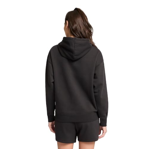 Image of PUMA Womens Essentials Logo Hoodie Casual Outerwear Casual Hoodie - Grey