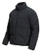 Pioneer Camp Winterjacke Herren Warm Daunenoptik Steppjacke Winddicht Wasserdicht Jacke für Outdoor Winter(Black;M)