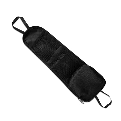 Image of Car Seat Storage Hanging Bag, Car Seat Side Organizer, Multifunctional Cars Mesh Net Pocket, Multi-Pocket Seats Side Storage Interior Accessories Universal for Cars SUV Truck (Black, 1PCS)