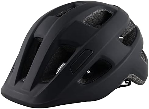 Kids Bike Helmet for Ages 1-8 Years, Adjustable Toddler Boys and Girls Helmets, Lightweight Child Infant Bicycle Cycling Scooter Sports Helmet 48-54cm Black