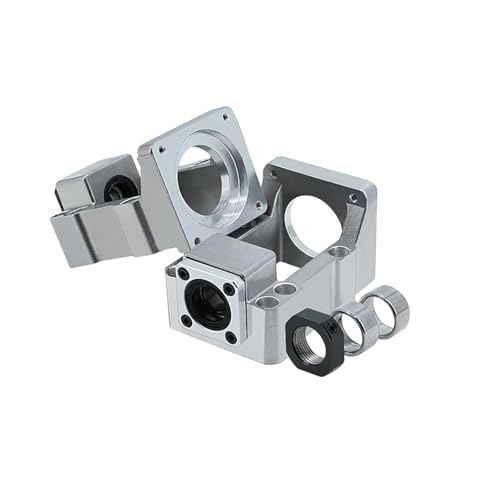 Coavoo Motorhalterung und BK15 Lager-Endstützblock für Nema 34 Schrittmotor und 20mm Kugelgewindespindel SFU2004 SFU2005 SFU2010 als CNC-Kit-Komponenten