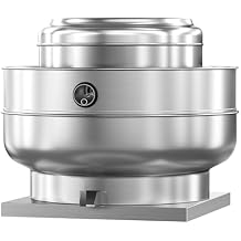 Restaurant Hood Grease Rated Exhaust Fan-Direct Drive Centrifugal Upblast Exhaust Fan 2HP 208-230V Single Phase Motor 6300 CFM, ETL Listed