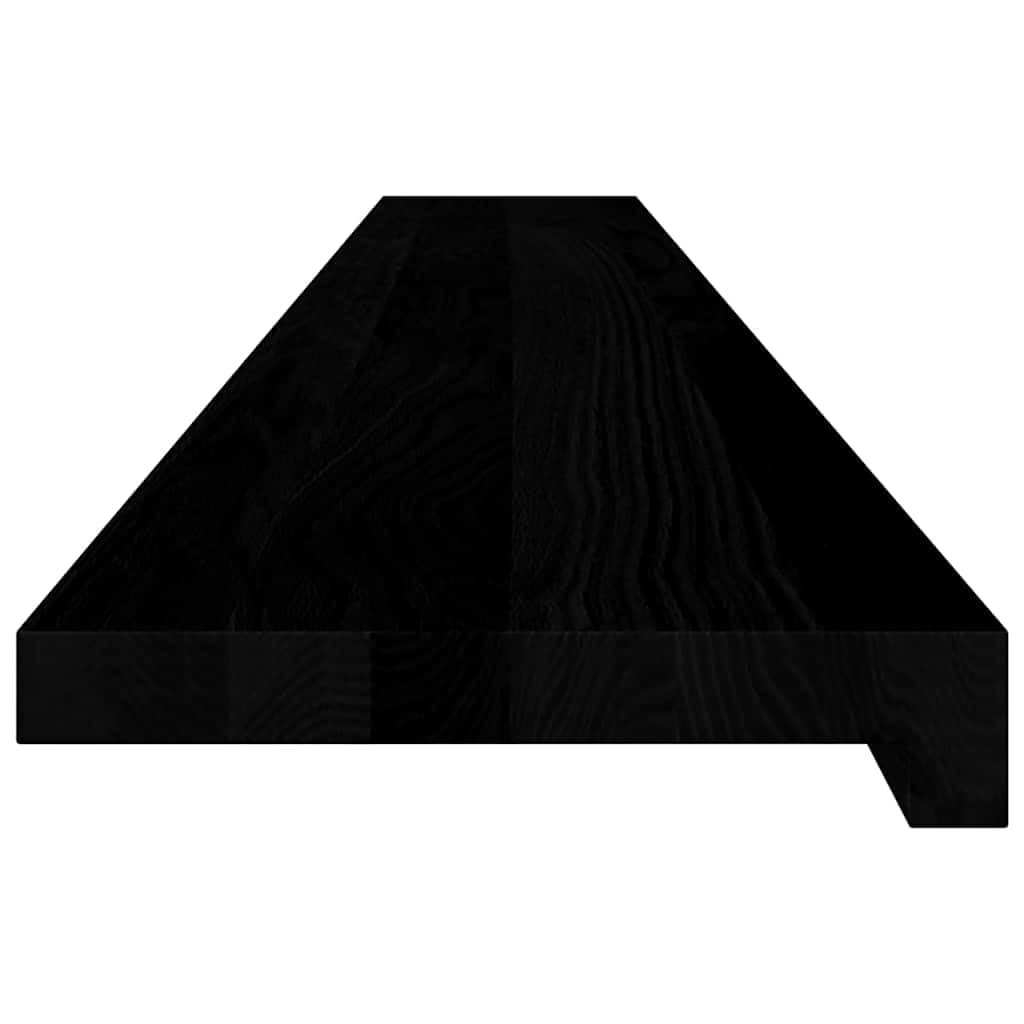 vidaXL Davanzali 2 pz Marrone Scuro 140x20x2 cm Legno Massello Rovere, Bordo della Finestra, davanzale della Finestra in Quercia, davanzale in Legno