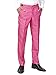 Suitmeister Solid Colored Suits in Pink - Includes Jacket, Pants & Tie - M