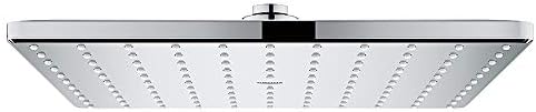 GROHE 26570000 Rainshower Mono 310 Cube Shower Head, Starlight Chrome