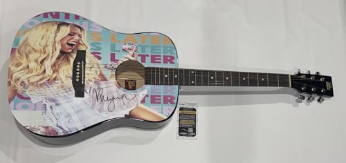 MEGAN MORONEY SIGNED CUSTOM ACOUSTIC GUITAR JSA COA