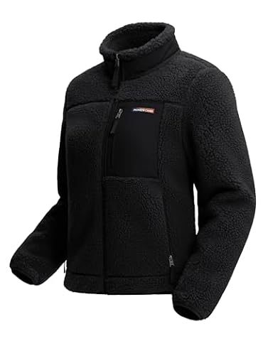 Pioneer Camp Damska kurtka polarowa outdoorowa, wiatroszczelna, wysokiej jakości (550 g), elastyczne ściągacze i obszycie – ciepła kurtka zimowa do aktywności alpejskich i na co dzień, czarny, S