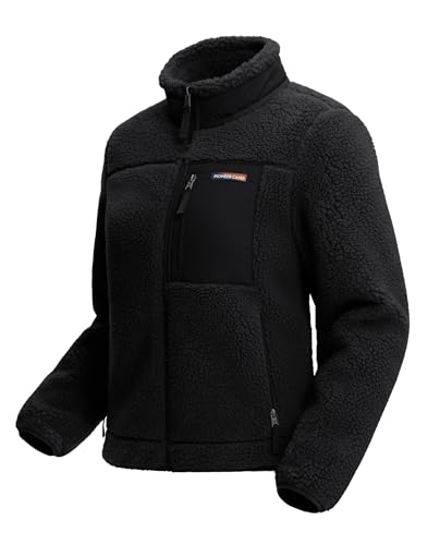 Pioneer Camp Damska kurtka polarowa outdoorowa, wiatroszczelna, wysokiej jakości (550 g), elastyczne ściągacze i obszycie – ciepła kurtka zimowa do aktywności alpejskich i na co dzień, czarny, S