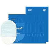 medicube Zero Pore Peel Pads (8ea) | Smoothing Mitt for Face & Body | Rice Extract, Natural AHA & Panthenol | Double-Sided Organic Cotton & Microfiber Pads | Polish for Smooth, Clear Skin