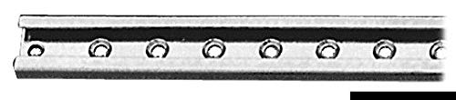 Rail INOX 25 mm Viadana profilé 1m barre guidage pour chariot écoute