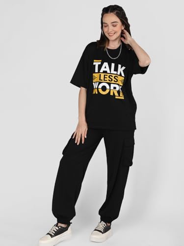Image of CHKOKKO Casual Co ord Set For Women Stylish Summer Wear Cord Half Sleeves Round Neck Track Suit Coords Travelling Outfit Western Ladies Co ords