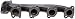 Dorman 674-903 Passenger Side Exhaust Manifold Kit - Includes Required Gaskets and Hardware Compatible with Select Ford / Lincoln / Mercury Models