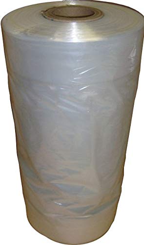 Polypack Polythene Ltd Clear Polythene Garment Covers Dry Cleaner Bags 24"X 48" / 609Mm X 1219Mm - 1 Roll Approx 242 Bags