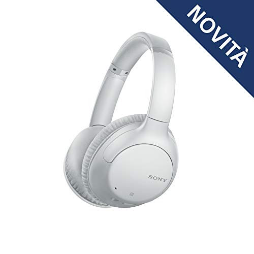 Sony WH-CH710N - Cuffie Bluetooth Wireless Over Ear con Noise Cancelling - Batteria fino a 35 Ore - Ricarica rapida (10 min. per 60 min. di riproduzione) - Multipoint - Microfono Integrato - Bianco - Image 4