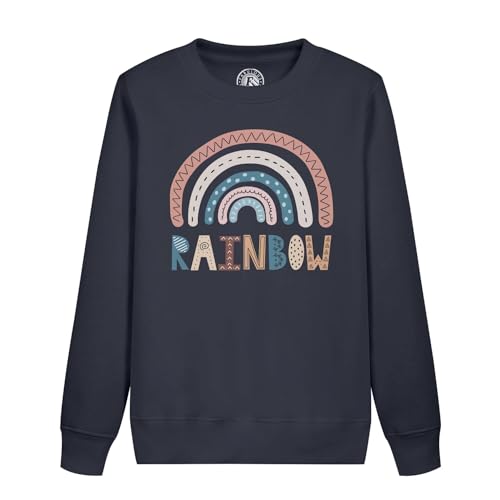 Sweatshirt enfant rainbow pour les journées d'école et les sorties de printemps