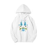 [ZQMBSJ] パーカー コマさん 妖怪ウォッチ フード付き S-3XL トップス 長袖 カジュアル スウェット 春 秋 冬 大きいサイズ メンズ レディース 男女兼用 おしゃれ