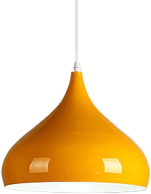 CHENKUI CHENKUI Mode Moderne Lampenkap Creatieve Hanglamp Macaron Colour Chandeliers Nordic Lamp Armaturen Minimalistische E26/27 Enkele Kop Kroonluchter Voor Slaapkamer, Woonkamer, Eetkamer: