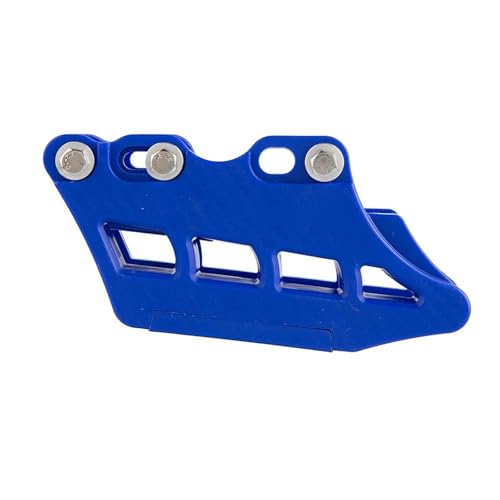 Garde chaîne moto en alu anodisé bleu pour Suzuki DRZ400E de trail