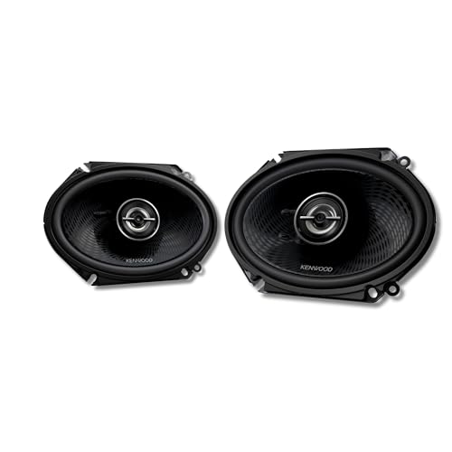 Kenwood KFC-C6898RS 6"x8" 2-Way Car Speakers – 360W Peak Power, Polypropylene Woofer Cone, Balanced Dome Tweeter, Acoustic Sound Harmonizer