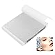 UKOFEW 100 Blatt Silber,8x8.5cm Imitation Blattsilber,Blattsilber Zum Basteln für Kunst Projekt Handwerk Dekoration, Vergoldung Handwerk, DIY Kreation (Silber)