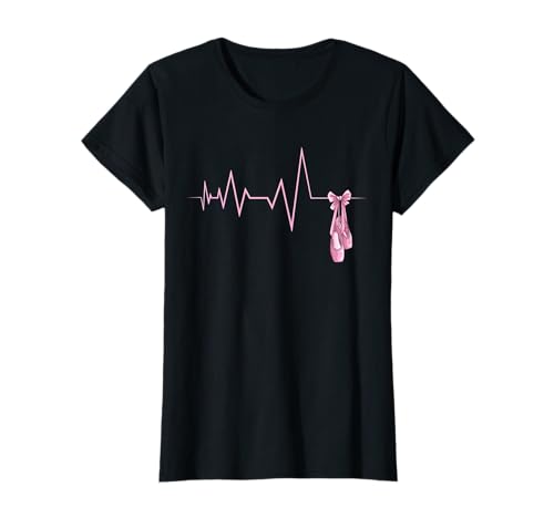 Maglia Battito Cardiaco Ballerina Bambina Danza Classica Maglietta