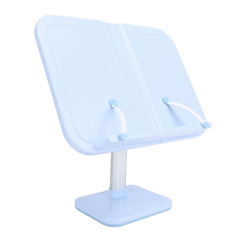 Support de lecture réglable en angle avec clips de page pour livre