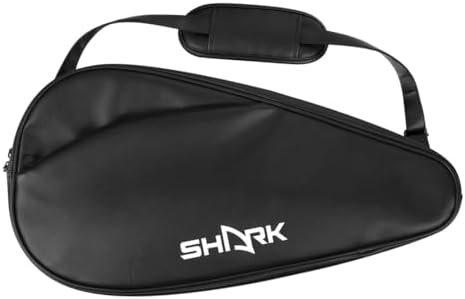 Capa de Raquete de Beach Tennis Shark Premium Térmica Couro