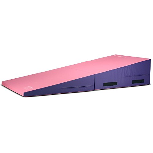 We Sell Mats Gymnastics Incline Mat, Folding and Non-Folding Cheese Wedge Skill Shape, Tumbling Mat for Gymnastics Training, Cheerleading and Obstacle Courses
