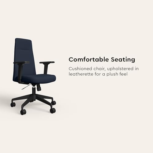 Image of Interio by Godrej Thrill Full Back Leatherette Ergonomic Chair