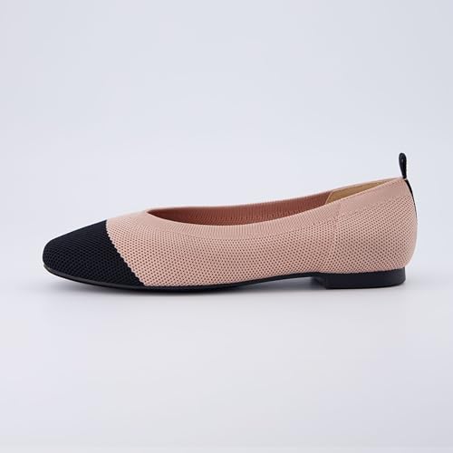 CUSHIONAIRE Women's Splendor Knit Flat with +Memory Foam, Wide Widths Available2