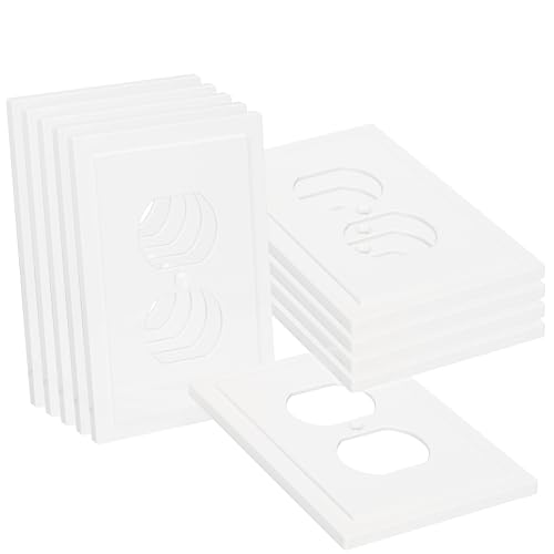 Bates- Modern Edge Duplex Wall Plate Cover, 3.18” x 4.88”,
