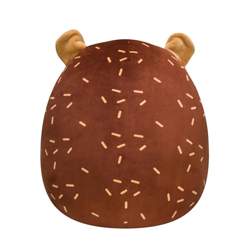 Image of Squishmallows Original 14-Inch Hans Brown Hedgehog - Large Ultrasoft Official Jazwares Plush