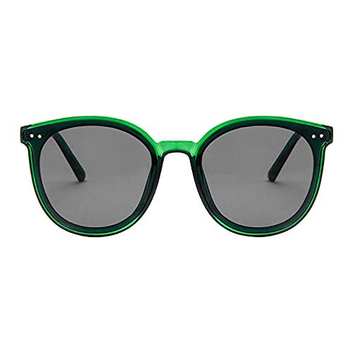 Vlook Sunglasses for Women and Men, UV 400 Cateye Sun Glasses for Women and Men,Beryl Sunglasses,Green (Green, Sunglasses)