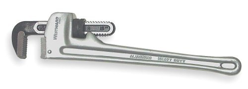Westward 4YR90 Wrench, Straight Pipe, 18 In