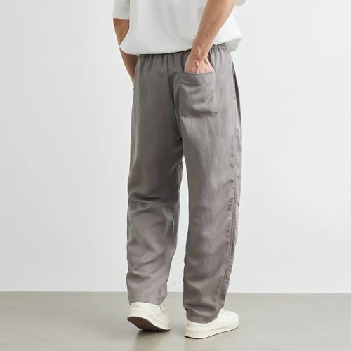 Summer Men's Casual Pants Casual Sports Wide Leg Pants Men2