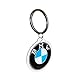 Nostalgic-Art Retro Schlüsselanhänger, Ø 4 cm, BMW – Logo – Geschenk-Idee für BMW Accessoires Fans, Original Lizenzprodukt (OLP), aus Metall, Vintage Design