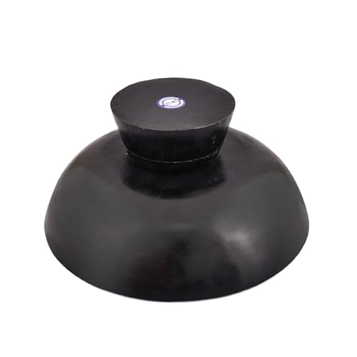 Cuenco de pan y fruta minimalista en madera de mango negro para decoración 5