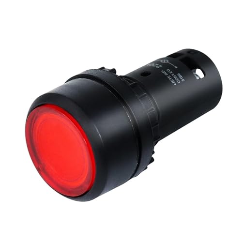 Interrupteur bouton lumineux 220V bleu pour commande de machine EB2
