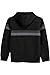X RAY Boys (6-12) Full Zip Fleece Flannel Lining Sweater with Hood, Kids Knit Sweater for Spring, Fall and Winter Black/Charcoal -Black/Charcoal-XL