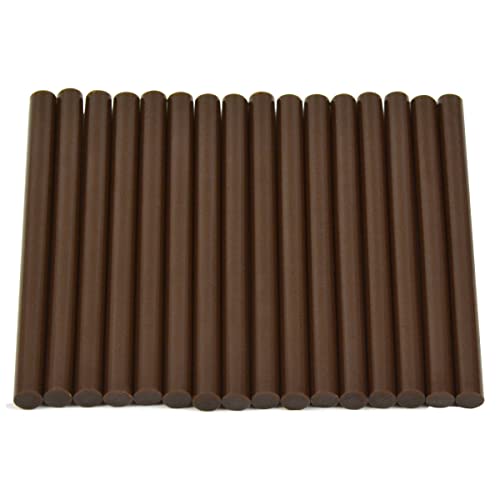 16 Pcs Keratin Gun Bond Glue Sticks Professional Hair Extension Glue Stick Hair Styling Tools (Dark Brown)