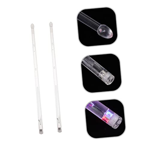 BIUDECO 1 Par De Baquetas 5B Baquetas Acústicas Eletrônicas Baquetas Luminosas Iluminam Baquetas De