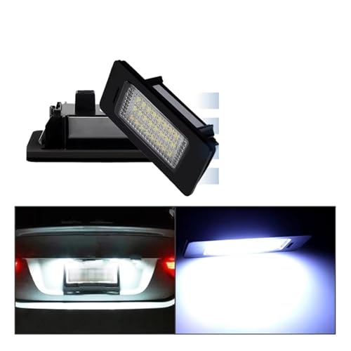 Luz Placa Matrícula Coche Skoda Rapid 2012 2013 2014 2015 Luces LED Traseras Señal 3