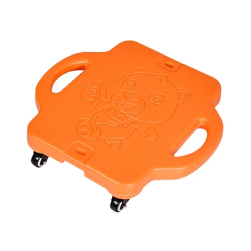 SunsoilGiant Patinete Portátil Infantil con Ruedas para Divertirse Tanto en Interiores como en Exteriores, Naranja