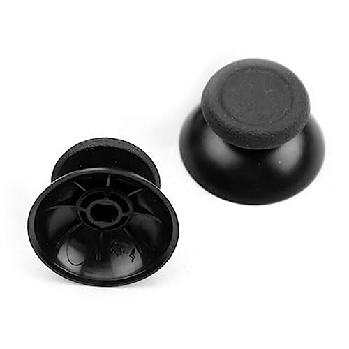 2x Black Analog Thumb Stick Replacements, Compatible with Sony Playstation 4 (PS4) controllers - Image 2