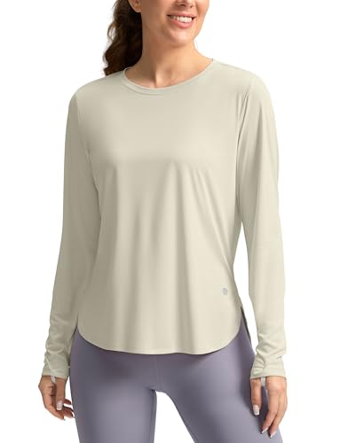 Image of Women's Sun Shirts UPF 50+ Long Sleeve UV Protection Shirt Lightweight Quick Dry Workout Hiking Tops for Women