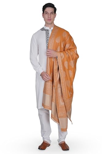 Image of Men's Kashmiri Wool Jamawar Shawl