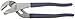 Martin P71275 Tongue and Groove Plier with Plastic Grip, 1-21/32" jaw Length, 13" Overall Length