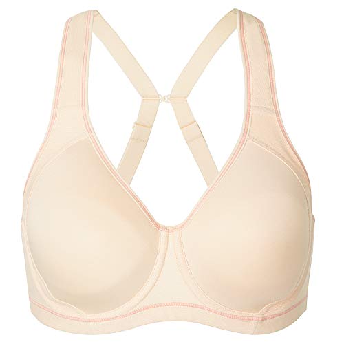 Enell Reggiseno Sportivo Ad Alto Impatto Per Donze – Senza Ferretto, Ideale Per Coppe C E Superiori, Nero