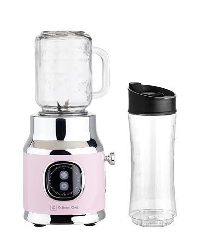 CULINARY CHEF Pink Retro Blender