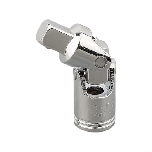 Jeu de douilles articulées avec barre d'extension à cliquet 1/4, 3/8, 1/2, outil adaptateur pivotant pour réparation et modification de voiture (7,6 à 20,3 cm)